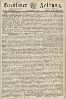 Breslauer Zeitung. 1862, Nr. 447 (25 September) - Morgen-Ausgabe + dod.