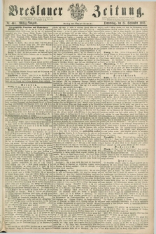 Breslauer Zeitung. 1862, Nr. 448 (25 September) - Mittag-Ausgabe
