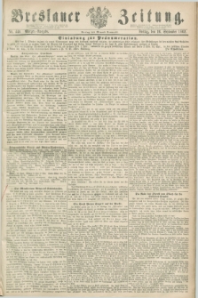 Breslauer Zeitung. 1862, Nr. 449 (26 September) - Morgen-Ausgabe + dod.