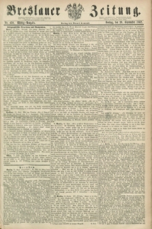 Breslauer Zeitung. 1862, Nr. 450 (26 September) - Mittag-Ausgabe