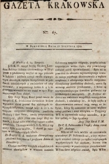 Gazeta Krakowska. 1802, nr 67