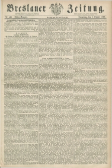Breslauer Zeitung. 1862, Nr. 460 (2 October) - Mittag-Ausgabe