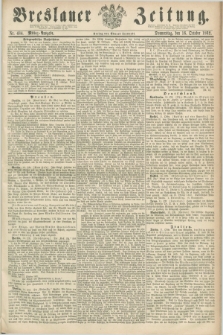 Breslauer Zeitung. 1862, Nr. 484 (16 October) - Mittag-Ausgabe