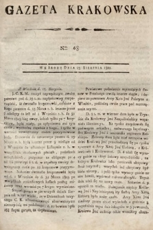 Gazeta Krakowska. 1802, nr 68