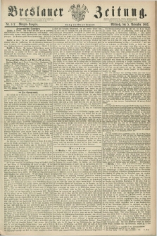 Breslauer Zeitung. 1862, Nr. 517 (5 November) - Morgen-Ausgabe + dod.