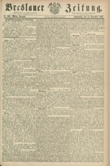 Breslauer Zeitung. 1862, Nr. 532 (13 November) - Mittag-Ausgabe