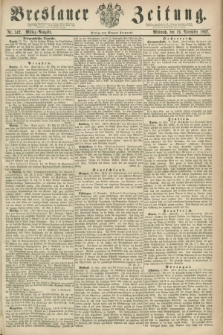 Breslauer Zeitung. 1862, Nr. 542 (19 November) - Mittag-Ausgabe