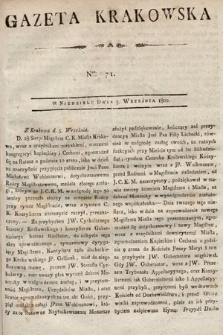 Gazeta Krakowska. 1802, nr 71