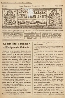 Gazeta Podhalańska. 1930, nr 26