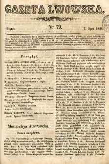 Gazeta Lwowska. 1848, nr 79