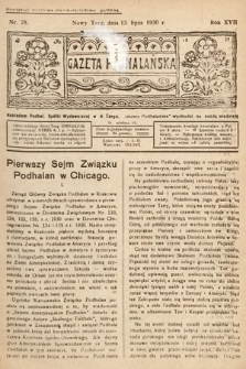 Gazeta Podhalańska. 1930, nr 28