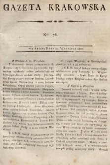 Gazeta Krakowska. 1802, nr 76