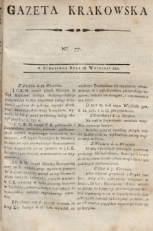 Gazeta Krakowska. 1802, nr 77