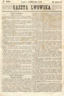 Gazeta Lwowska. 1862, nr 231