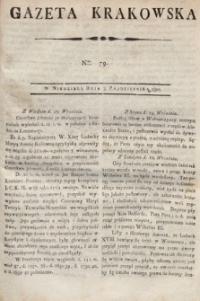 Gazeta Krakowska. 1802, nr 79