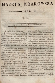 Gazeta Krakowska. 1802, nr 84