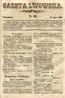 Gazeta Lwowska. 1848, nr 80