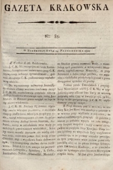 Gazeta Krakowska. 1802, nr 85