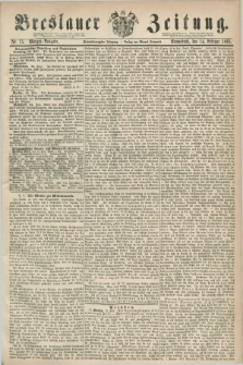 Breslauer Zeitung. Jg.44, Nr. 75 (14 Februar 1863) - Morgen-Ausgabe + dod.