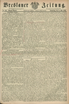 Breslauer Zeitung. Jg.44, Nr. 231 (21 Mai 1863) - Morgen-Ausgabe + dod.