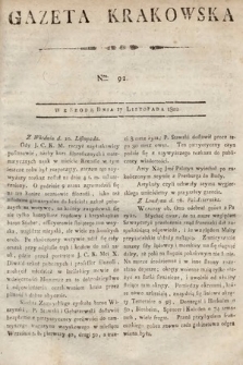 Gazeta Krakowska. 1802, nr 92