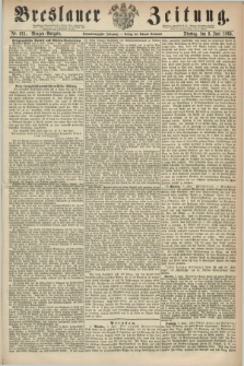 Breslauer Zeitung. Jg.44, Nr. 261 (9 Juni 1863) - Morgen-Ausgabe + dod.