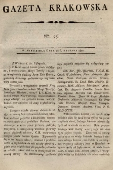 Gazeta Krakowska. 1802, nr 95