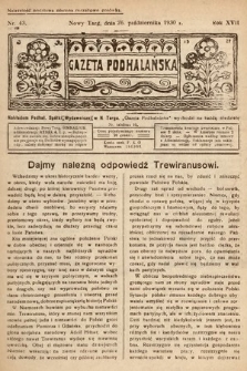 Gazeta Podhalańska. 1930, nr 43