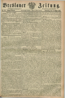 Breslauer Zeitung. Jg.44, Nr. 373 (13 August 1863) - Morgen-Ausgabe + dod.