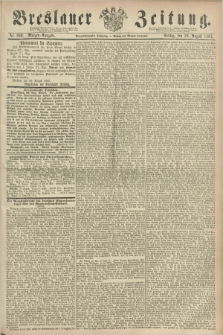 Breslauer Zeitung. Jg.44, Nr. 399 (28 August 1863) - Morgen-Ausgabe + dod.