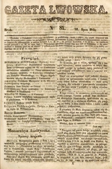 Gazeta Lwowska. 1848, nr 81