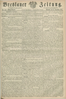 Breslauer Zeitung. Jg.44, Nr. 444 (23 September 1863) - Mittag-Ausgabe