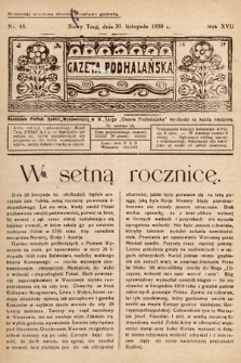 Gazeta Podhalańska. 1930, nr 48