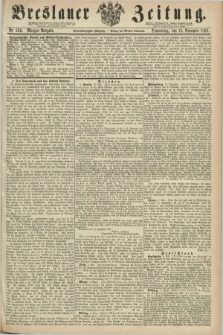 Breslauer Zeitung. Jg.44, Nr. 529 (12 November 1863) - Morgen-Ausgabe + dod.