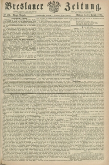 Breslauer Zeitung. Jg.44, Nr. 539 (18 November 1863) - Morgen-Ausgabe + dod.