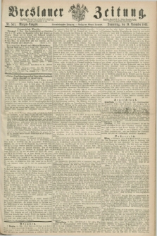 Breslauer Zeitung. Jg.44, Nr. 541 (19 November 1863) - Morgen-Ausgabe + dod.