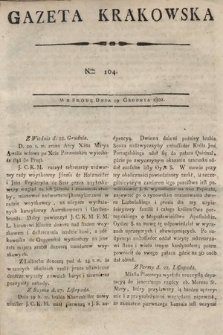 Gazeta Krakowska. 1802, nr 104