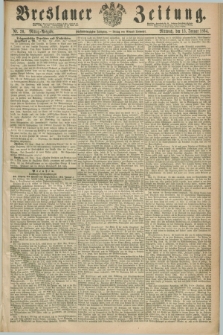 Breslauer Zeitung. Jg.45, Nr. 20 (13 Januar 1864) - Mittag-Ausgabe