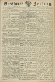 Breslauer Zeitung. Jg.45, Nr. 34 (21 Januar 1864) - Mittag-Ausgabe