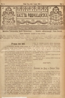 Gazeta Podhalańska. 1914, nr 9