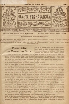 Gazeta Podhalańska. 1914, nr 10