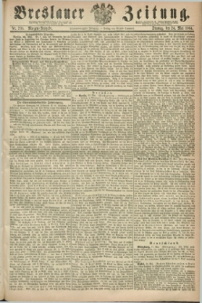 Breslauer Zeitung. Jg.45, Nr. 235 (24 Mai 1864) - Morgen-Ausgabe + dod.