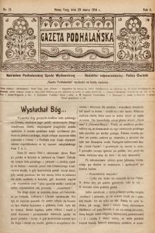 Gazeta Podhalańska. 1914, nr 13