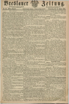 Breslauer Zeitung. Jg.46, Nr. 20 (12 Januar 1865) - Mittag-Ausgabe