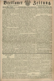 Breslauer Zeitung. Jg.46, Nr. 71 (11 Februar 1865) - Morgen-Ausgabe + dod.