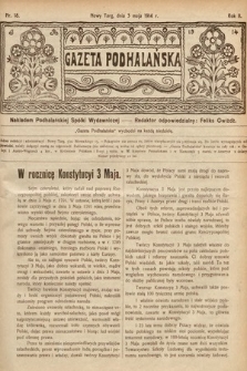 Gazeta Podhalańska. 1914, nr 18