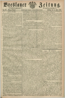 Breslauer Zeitung. Jg.46, Nr. 171 (11 April 1865) - Morgen-Ausgabe + dod.