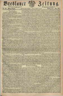 Breslauer Zeitung. Jg.46, Nr. 202 (1 Mai 1865) - Mittag-Ausgabe