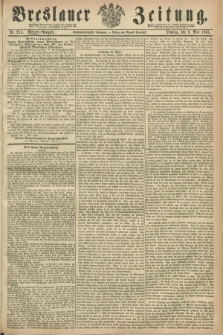 Breslauer Zeitung. Jg.46, Nr. 215 (9 Mai 1865) - Morgen-Ausgabe + dod.