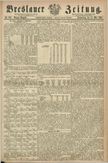 Breslauer Zeitung. Jg.46, Nr. 229 (18 Mai 1865) - Morgen-Ausgabe + dod.